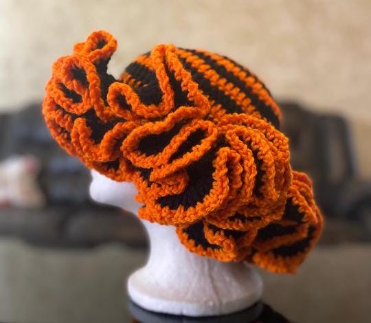 Crochet Ruffle Bucket Hat Pattern: Boho Festival Beanie (Digital PDF Pattern)