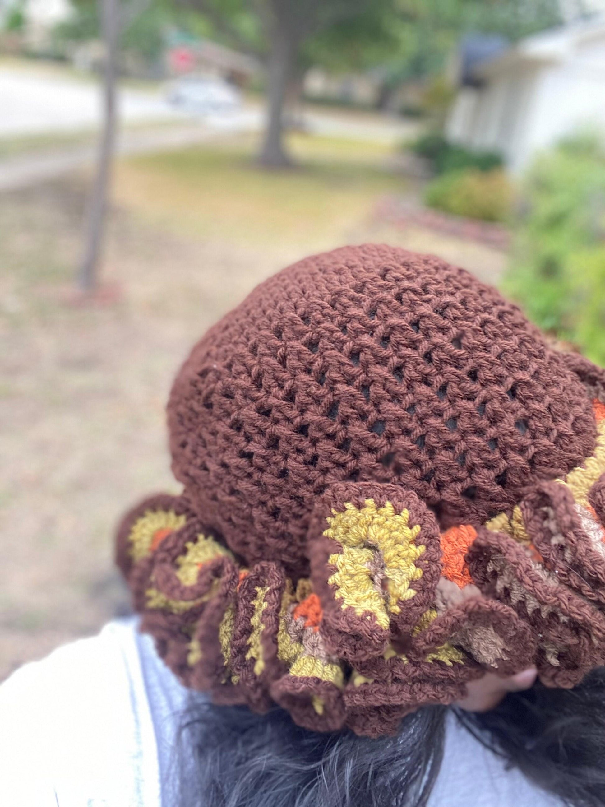 Digital Crochet Pattern PDF – Women’s Vintage Ruffle Beanie Bucket Hat