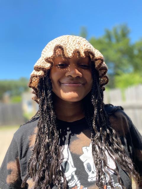 Digital Crochet Pattern PDF – Boho Ruffle Floppy Bucket Hat