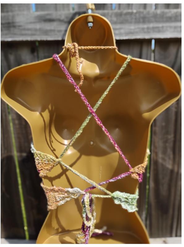 5 Digital Crochet Patterns – Cardigan, Halter Top, Bikini, Butterfly & Lacey Bralette