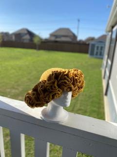 4 Digital Crochet Patterns – Ruffle Beanie & Bucket Hat Bundle