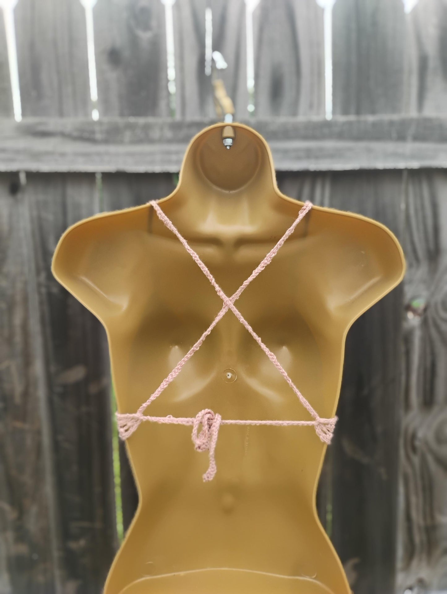 Digital Crochet Pattern – Women’s Lacey Bralette Crop Top