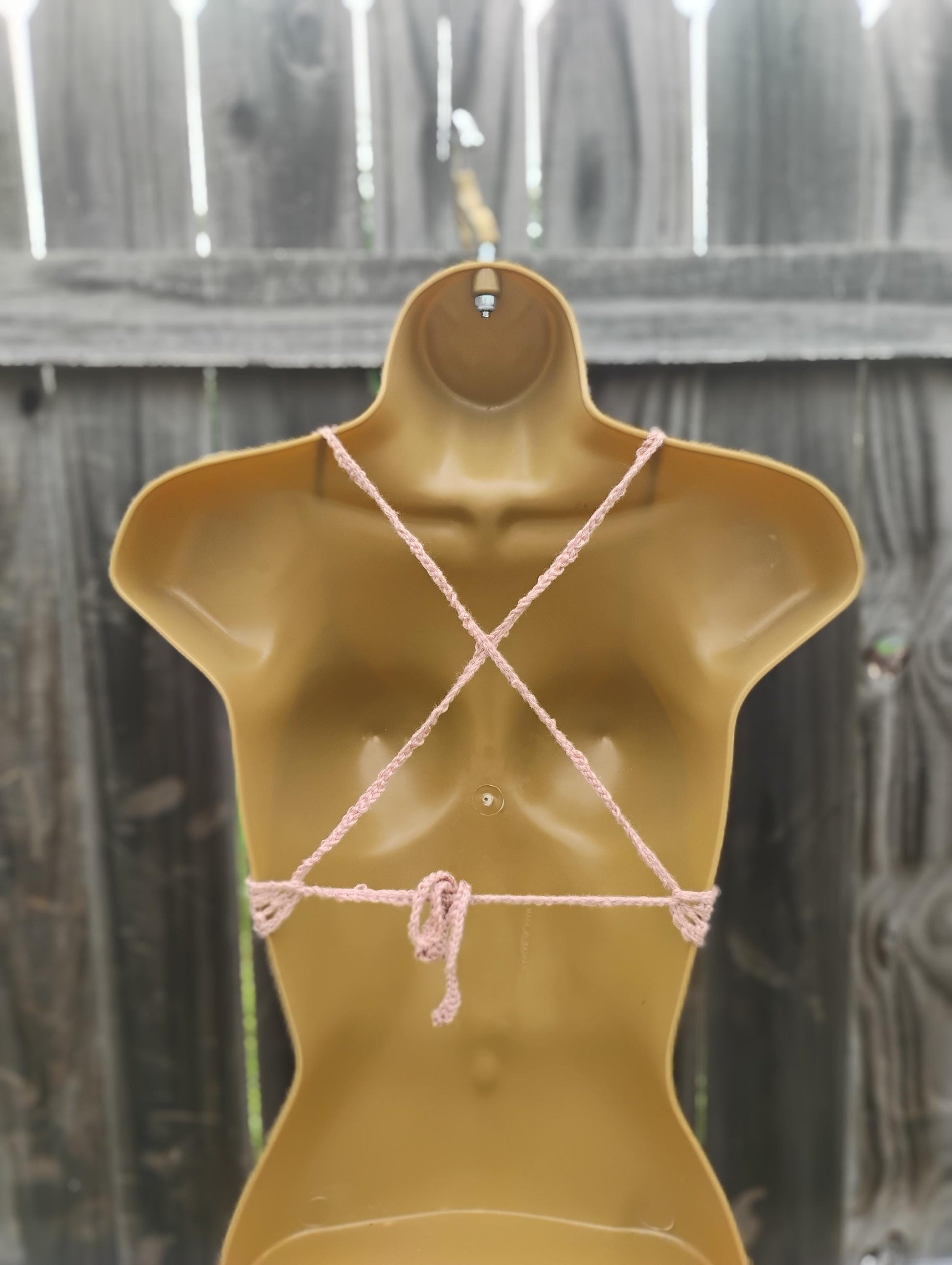 Digital Crochet Pattern – Women’s Lacey Bralette Crop Top