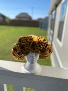 4 Digital Crochet Patterns – Ruffle Beanie & Bucket Hat Bundle