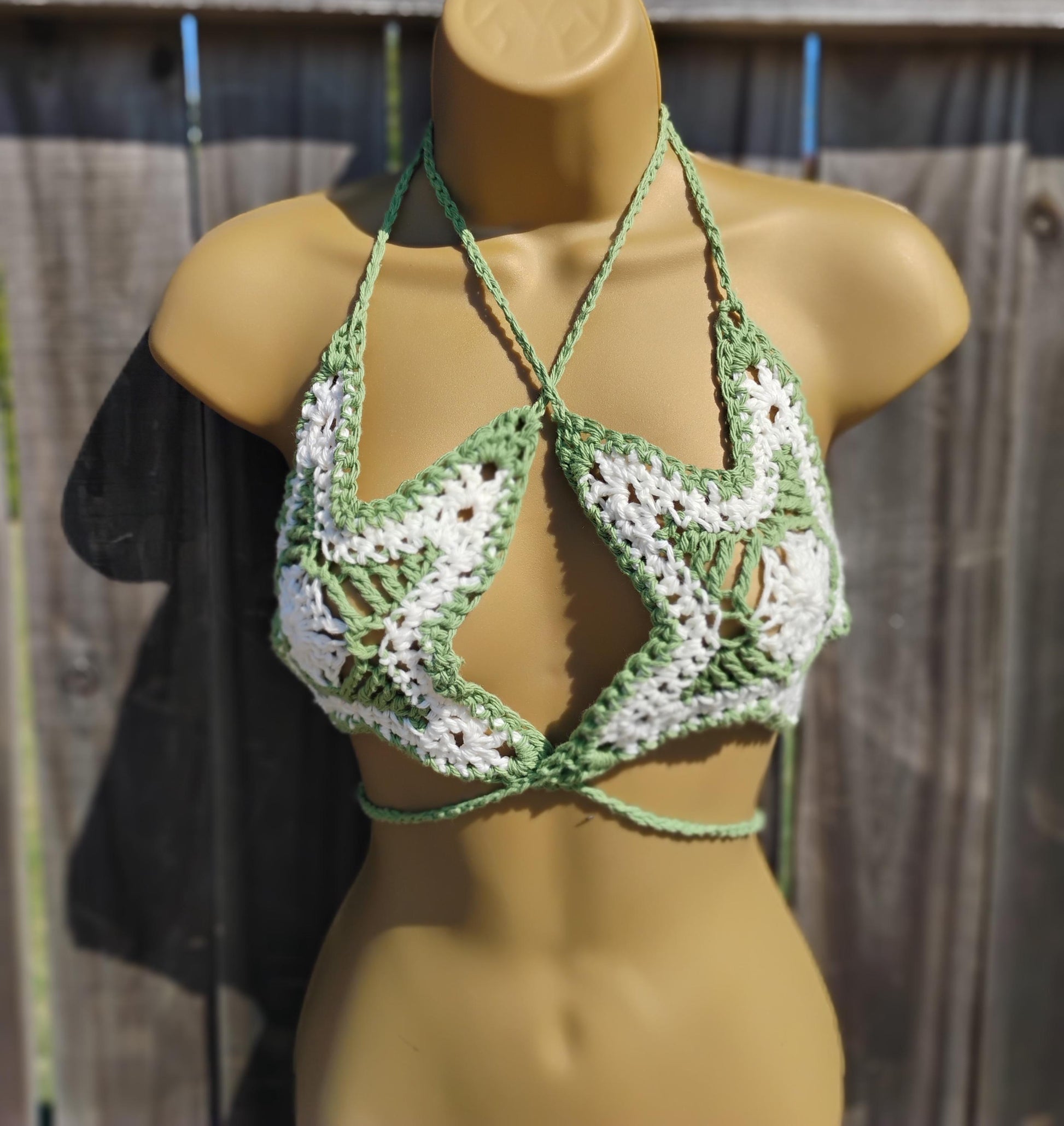 Crochet Pattern PDF – Festival Starfish Bralette & Summer Crop Top