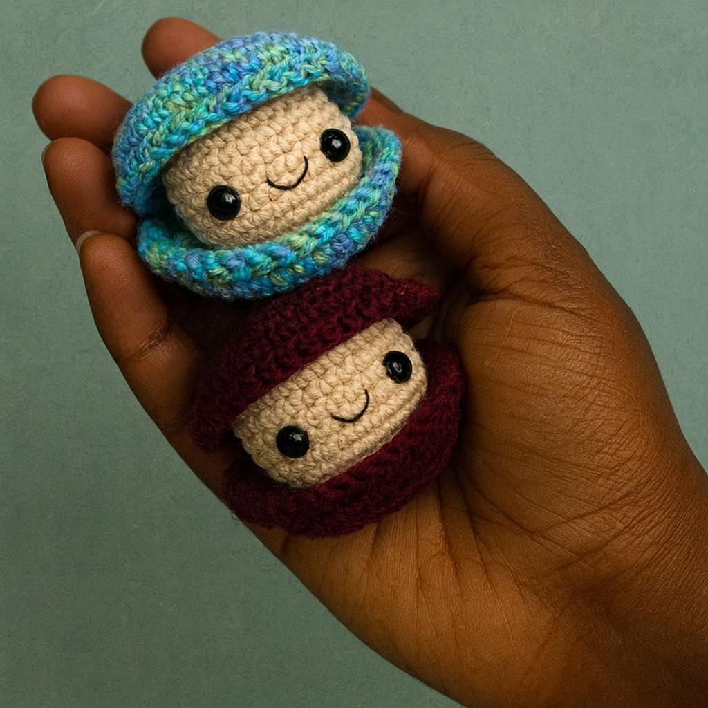 Crochet Clam Pattern: Amigurumi Sea Shell Toy (PDF Pattern)