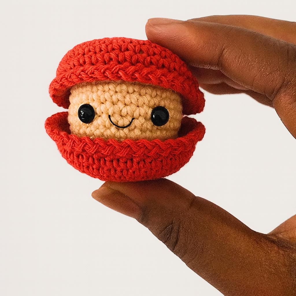Crochet Clam Pattern: Amigurumi Sea Shell Toy (PDF Pattern)