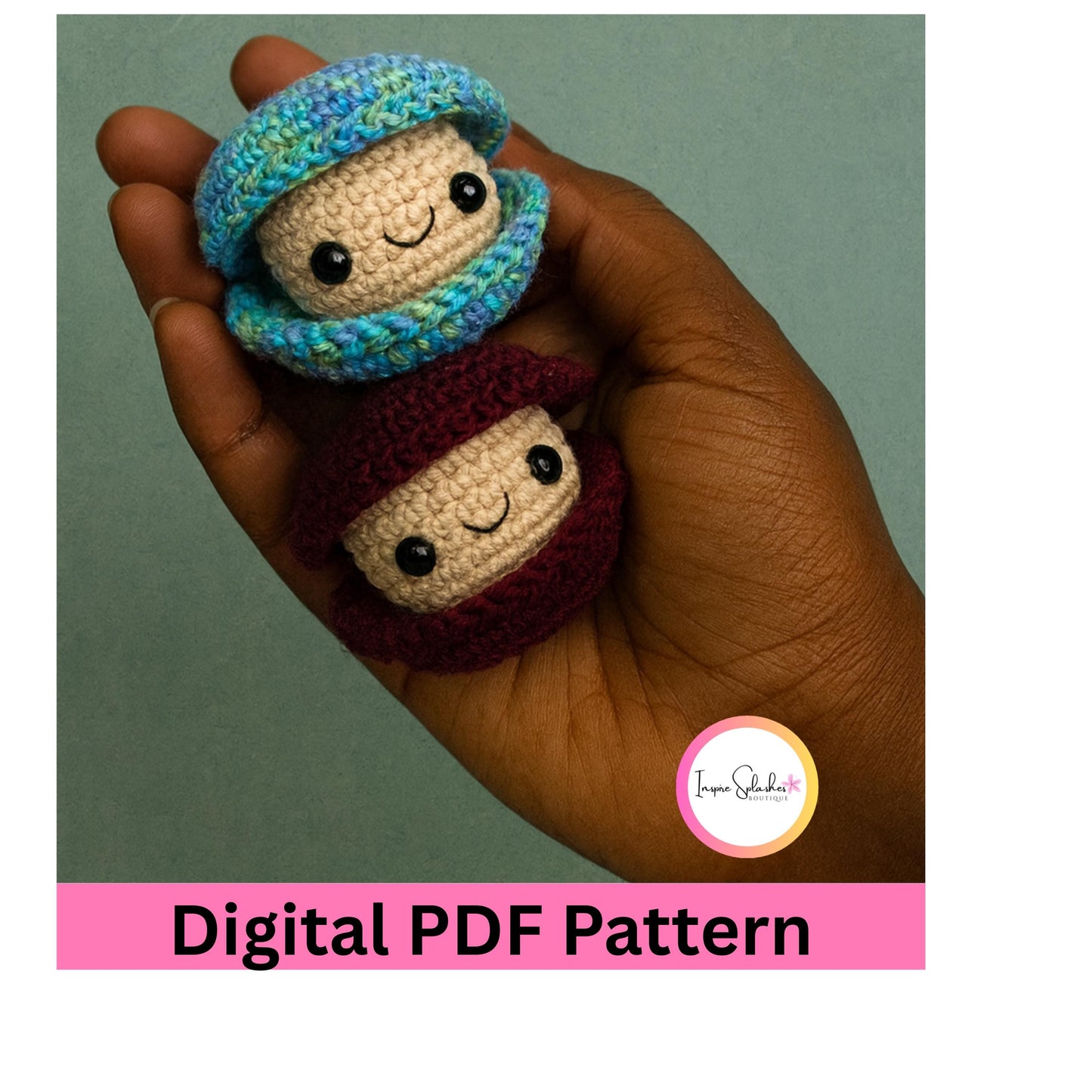 Crochet Clam Pattern: Amigurumi Sea Shell Toy (PDF Pattern)